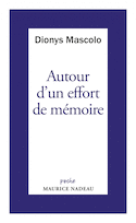 Autour d'un effort de mémoire